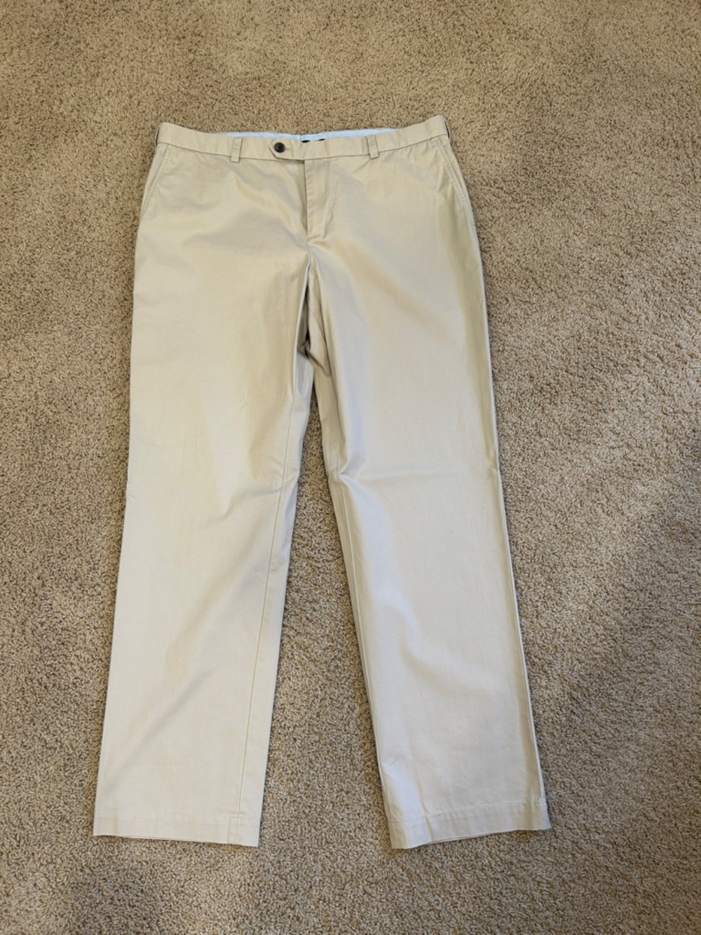 Brooks Brothers Milano Light Tan Classic Fit Chinos
